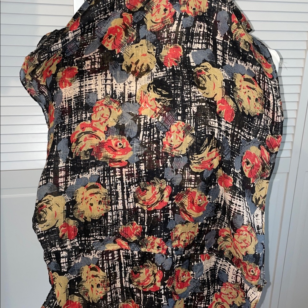 Mixed print infinity scarf - Picture 3 of 3